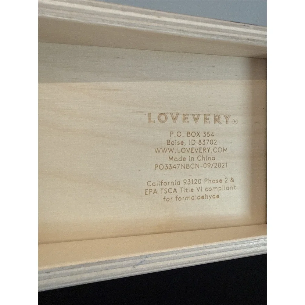 Lovevery wooden sliding top‎ box (w 1 Ball) thinker play kit montessori